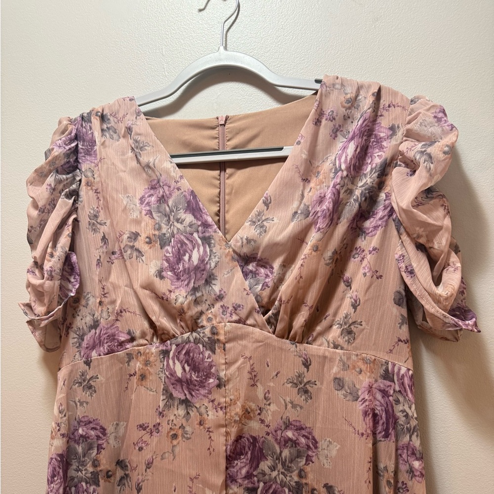 Floral Pink Dress - Picture 2 of 5